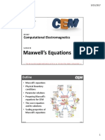 Lecture 2 - Maxwell's Equations