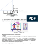 Aplicación de Un Relevador Encapsulado Como Multiplicar de Contactos de Interruptor