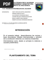 Violencia Intrafamiliar en El Salvador