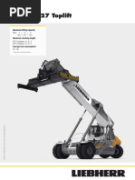 Liebherr Lrs 545 27 Reachstacker Container Handling Toplift Datasheet Englis