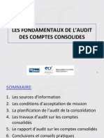 Les Fondamentaux de L Audit Des Comptes Consolides