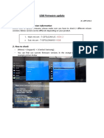 USB Firmware Update: 1. Latest Firmware Version Information
