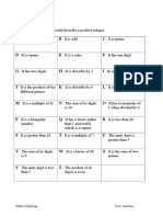 Maths Challenge Book Problems