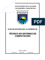 Plan de Estudio Tecnico 2008