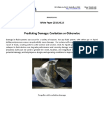 Predicting Cavitation Damage Reg