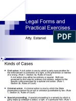 Legal Forms and Practical Exercises by Prof. Estaniel