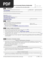 Notice Concerning Fiduciary Relationship