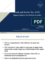 Goods and Service Tax (GST) : Biggest Indirect Tax Reform in India