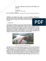 19-Design of 400m Net Span Deck-Type Steel Truss Arch Bridge Over Chongqing Daning River PDF