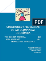 Cuestiones y Problemas Resueltos de Olimpiadas de Quimica Parte 8 Quimica Organica Quimica Nuclear y Nomenclatura Inorganica