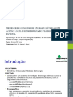 TCC - Apresentação Medidor de Consumo de Energia Elétrica Com Esp8266 - 2018-1 v1