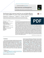 Synchronous Buck Converter Based Low-Cost and High-Efficiency Sub-Module DMPPT PV System Under Partial Shading Conditions