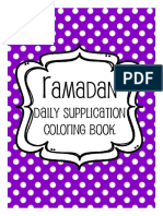 Coloring Pages - Daily Supplications