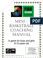 Mini - Basketball Coaching Manual: A Game For Boys and Girls 8-12 Years Old