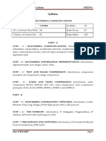 Ece Viii Multimedia Communication (10ec841) Notes