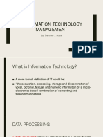 Information Technology Management