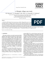 Solar Olympic Village Case Study: E.D. Spooner, D. Morphett, M.E. Watt, G. Grunwald, P. Zacharias