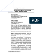 Design of Passive Cooling System For A Building in Composite Climatic Conditions in India