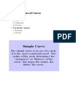 Simple Curve: Types of Curves