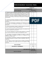 Auditoria en Seguridad y Salud en El Trabajo