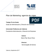 Álvaro - Plan de Marketing Agencia de Viajes PDF