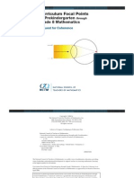 Curriculum Focal Points: Prekindergarten Grade 8 Mathematics