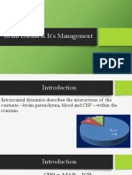 Brain Edema & It's Management