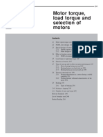 Motor Torque, Load Torque and Selection of Motors