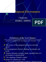 Business Financial Environment