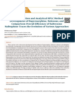 Route Evaluation and Analytical HPLC Method Development of Buprenorphine, Naloxone, and Comparison OverallSJFN - ms.ID.000105