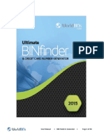 Bin Finder 2015 User Manual