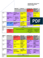 Cambridge ESOL CELTA Course Full-Time Course Timetable Course Number: C1/2008 Centre Number: 11256