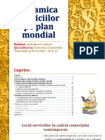 Dinamica Serviciilor Pe Plan Mondial