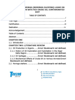 Effects of Moringa (Moringa Oleifera) Leave On Electrolyte in Rats Fed Crude Oil Contaminated Diet