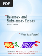 Jeriel Divino Balanced and Unbalanced Forces