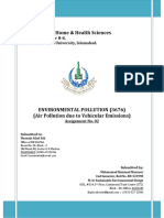 Solution-3676 Environmental Pollution Assignment 2