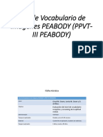 Test de Vocabulario de Imágenes PEABODY (PPVT-III