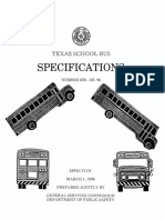 1996 Texas School Bus Specifications 1 of 2