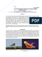 A New Method of Atmospheric Reentry For Space Ships