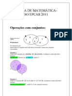 APOSTILA DE MATEMÁTICA-Concurso EPCAR 2011-1