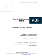 Laudo NR12 - Sistema de Testes MTS Landmark