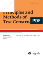 Methods of Test Construction