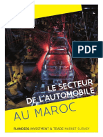 Le Secteur de L'automobile Au Maroc Un Secteur en Pleine Expansion