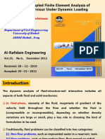 2015-Nonlinear Coupled Finite Element Analysis of A Dam-Reserviour Under Dynamic Loading