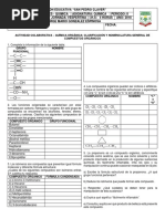 Actividad Colaborativa - Química Orgánica Clasificación y Nomenclatura General de Compuestos Orgánicos