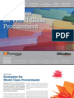 Strategies For World Class Procurement