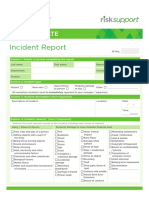 Incident Report Template