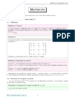 Matrices PDF