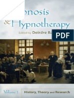 Hypnosis and Hypnotherapy Volume 1 - Deirdre Barrett