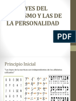 Las Leyes Del Grafismo y Las de La Personalidad